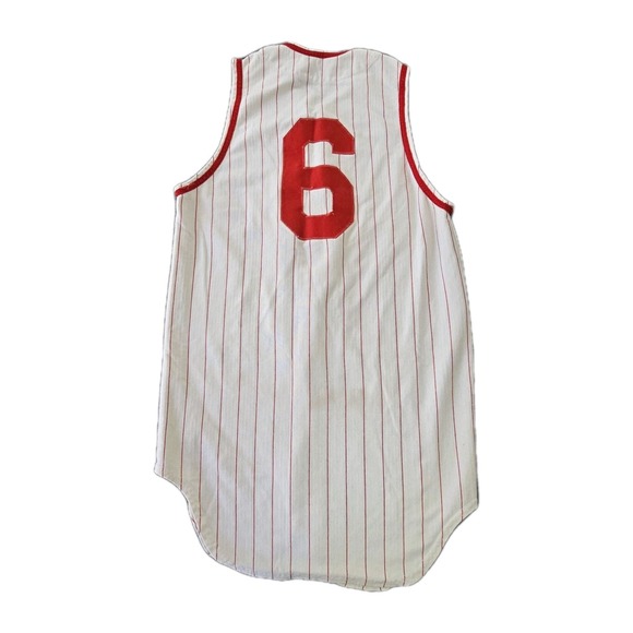 Vintage Powers Athletic Wear Detroit Bar League Flannel Baseball Jersey‎ Medium - Picture 2 of 7